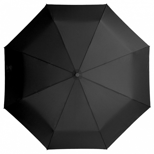 Зонт складной Light, черный с логотипом в Самаре заказать по выгодной цене в кибермаркете AvroraStore