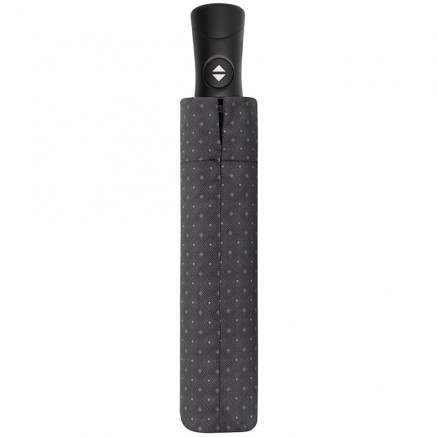 Складной зонт Fiber Magic Superstrong, серый с логотипом в Самаре заказать по выгодной цене в кибермаркете AvroraStore