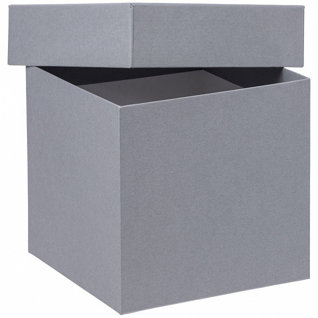 Коробка Cube S, серая с логотипом в Самаре заказать по выгодной цене в кибермаркете AvroraStore