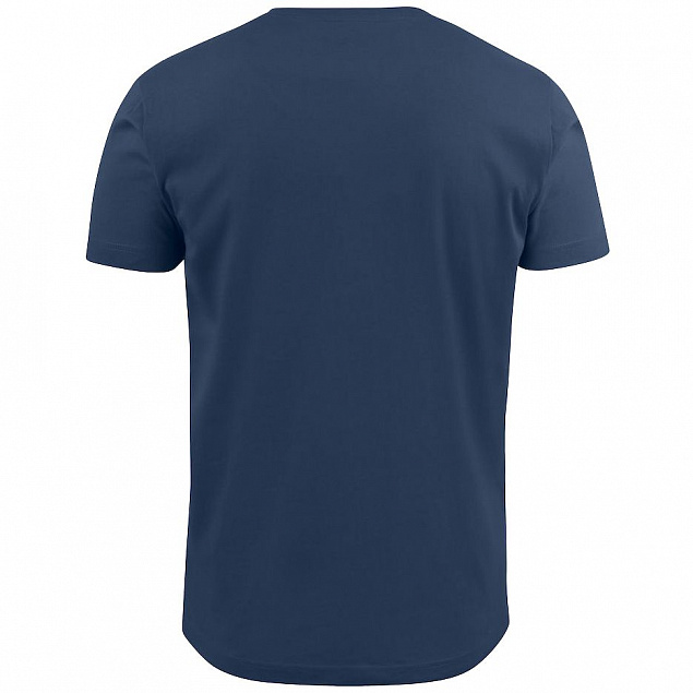 Футболка мужская American U, синяя с логотипом в Самаре заказать по выгодной цене в кибермаркете AvroraStore