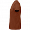 Футболка мужская приталенная REGENT FIT 150, коричневая (терракотовая) с логотипом в Самаре заказать по выгодной цене в кибермаркете AvroraStore