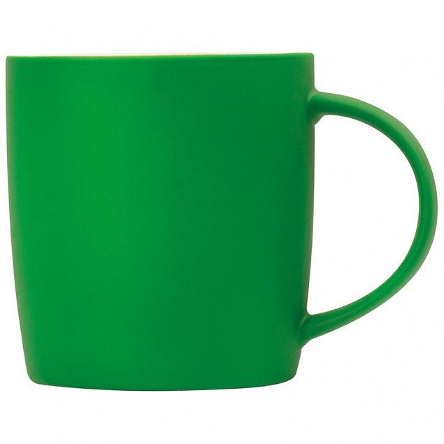 Кружка керамическая 300 мл, зеленая с логотипом в Самаре заказать по выгодной цене в кибермаркете AvroraStore