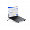 Блокиратор веб-камеры, белый, синий с логотипом в Самаре заказать по выгодной цене в кибермаркете AvroraStore