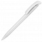 Ручка шариковая Clear Solid, белая с логотипом в Самаре заказать по выгодной цене в кибермаркете AvroraStore