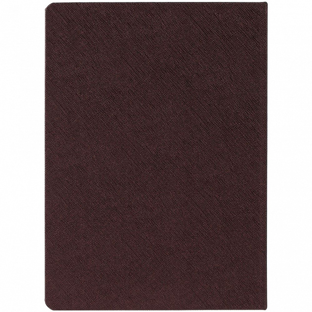 Ежедневник Saffian, недатированный, коричневый с логотипом в Самаре заказать по выгодной цене в кибермаркете AvroraStore