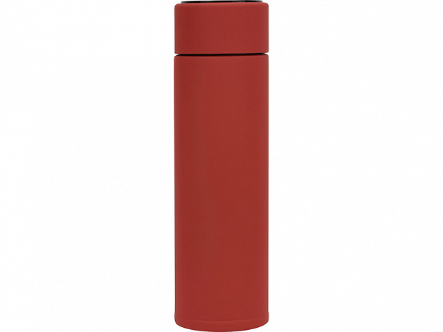 Термос с индикатором температуры Module, 360 мл, красный с логотипом в Самаре заказать по выгодной цене в кибермаркете AvroraStore
