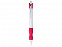 Ручка шариковая Bubble, красный, черные чернила с логотипом в Самаре заказать по выгодной цене в кибермаркете AvroraStore