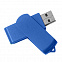 USB flash-карта SWING (8Гб), синий, 6,0х1,8х1,1 см, пластик с логотипом в Самаре заказать по выгодной цене в кибермаркете AvroraStore