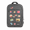 Рюкзак Eclipse с USB разъемом, серый с логотипом в Самаре заказать по выгодной цене в кибермаркете AvroraStore