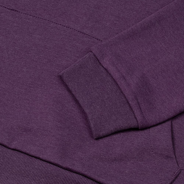 Толстовка с капюшоном унисекс Hoodie, фиолетовый меланж с логотипом в Самаре заказать по выгодной цене в кибермаркете AvroraStore