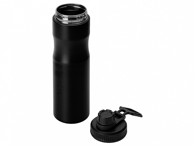Бутылка для воды Supply Waterline, нерж сталь, 850 мл, черный с логотипом в Самаре заказать по выгодной цене в кибермаркете AvroraStore