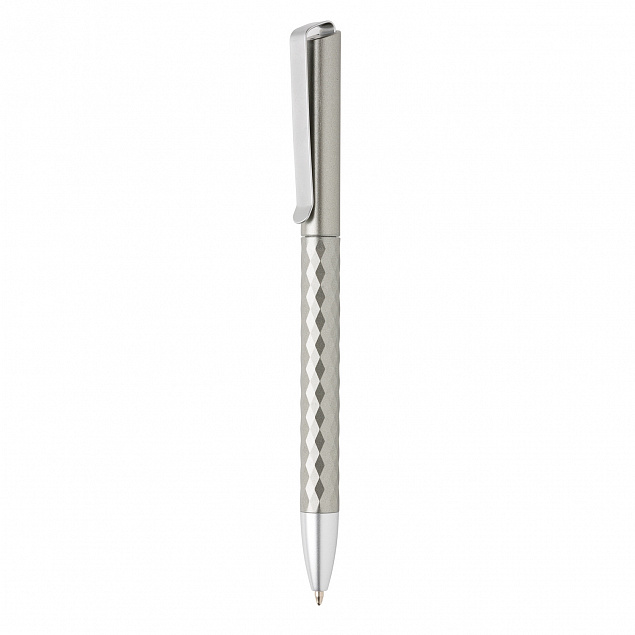 Ручка X3.1, серый с логотипом в Самаре заказать по выгодной цене в кибермаркете AvroraStore