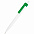 Ручка пластиковая Blancore, зелёная с логотипом в Самаре заказать по выгодной цене в кибермаркете AvroraStore