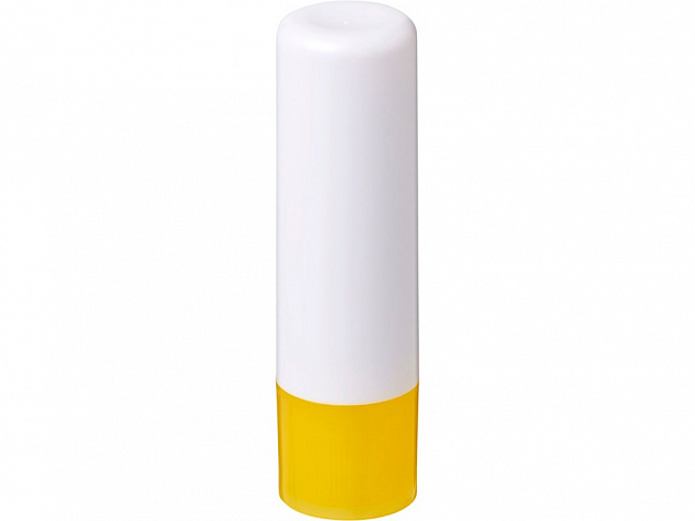 Гигиеническая помада Deale, белый/желтый с логотипом в Самаре заказать по выгодной цене в кибермаркете AvroraStore