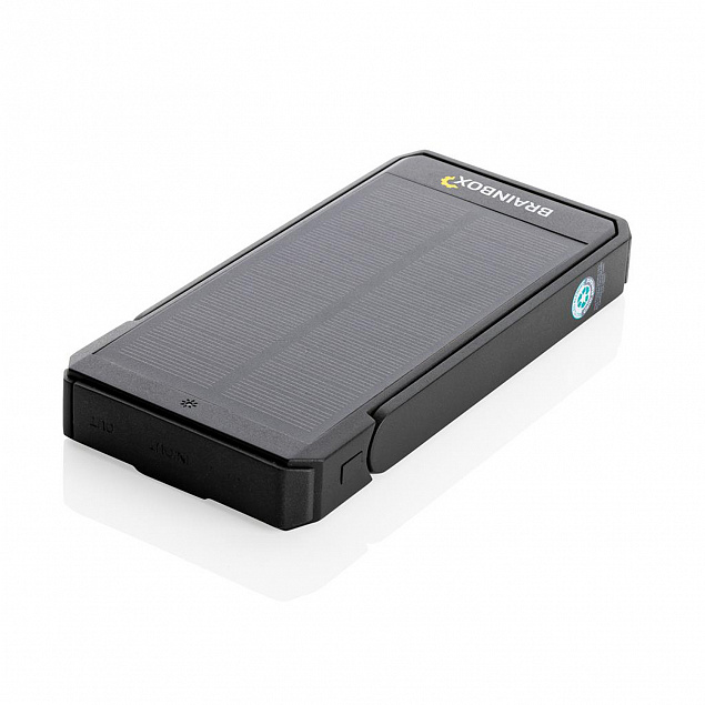 Внешний аккумулятор Skywave на солнечной батарее из переработанного пластика RCS, 10 000 mAh с логотипом в Самаре заказать по выгодной цене в кибермаркете AvroraStore