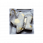 Ёлочная игрушка Звездочка (белый с золотым ) с логотипом в Самаре заказать по выгодной цене в кибермаркете AvroraStore