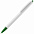 Ручка шариковая Tick, белая с оранжевым с логотипом в Самаре заказать по выгодной цене в кибермаркете AvroraStore