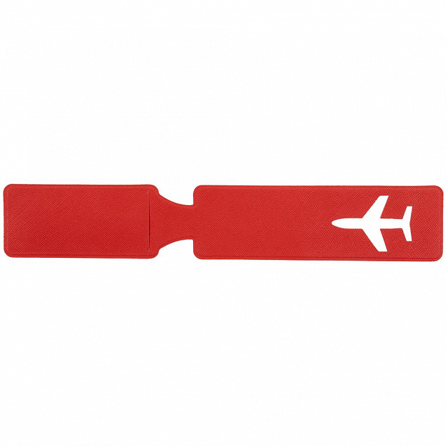 Багажная бирка Devon, красная с логотипом в Самаре заказать по выгодной цене в кибермаркете AvroraStore