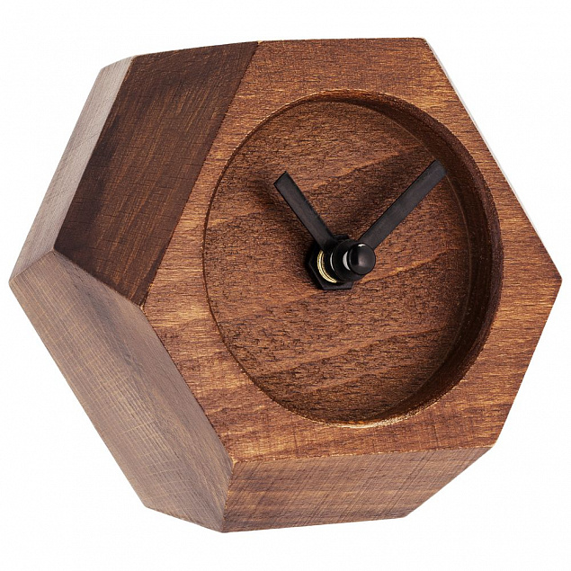 Часы настольные Wood Job с логотипом в Самаре заказать по выгодной цене в кибермаркете AvroraStore