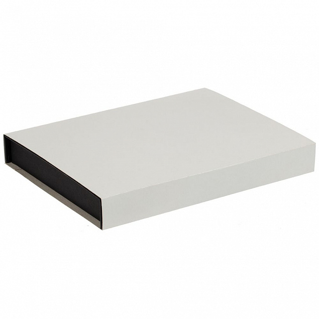 Коробка под блокнот и ручку Rime, черная с логотипом в Самаре заказать по выгодной цене в кибермаркете AvroraStore