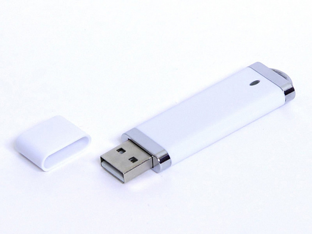 USB 3.0- флешка промо на 128 Гб прямоугольной классической формы с логотипом в Самаре заказать по выгодной цене в кибермаркете AvroraStore