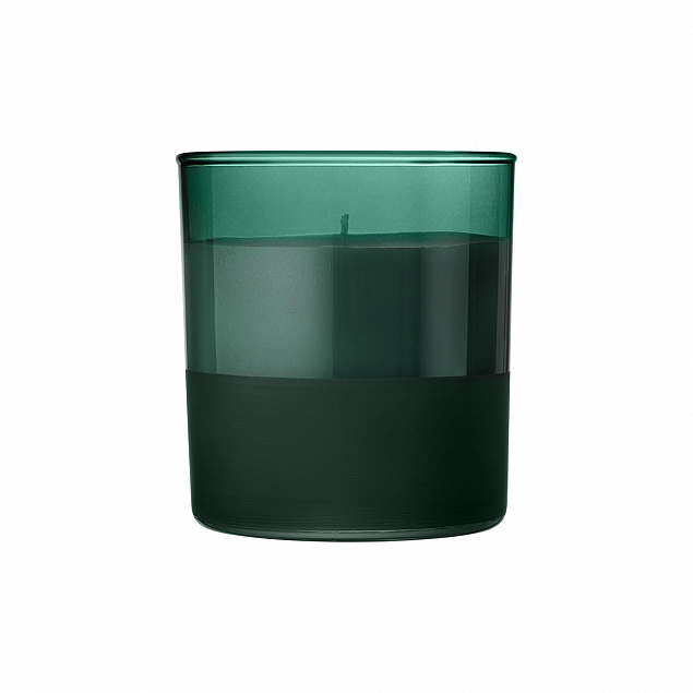 Ароматическая свеча, Emerald, зеленая с логотипом в Самаре заказать по выгодной цене в кибермаркете AvroraStore
