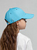 Бейсболка детская Capture Kids, голубая с логотипом в Самаре заказать по выгодной цене в кибермаркете AvroraStore