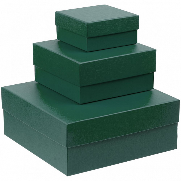 Коробка Emmet, средняя, зеленая с логотипом в Самаре заказать по выгодной цене в кибермаркете AvroraStore