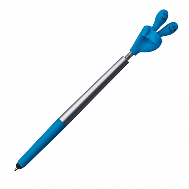 Ручка стилус CrisMa, голубая с логотипом в Самаре заказать по выгодной цене в кибермаркете AvroraStore