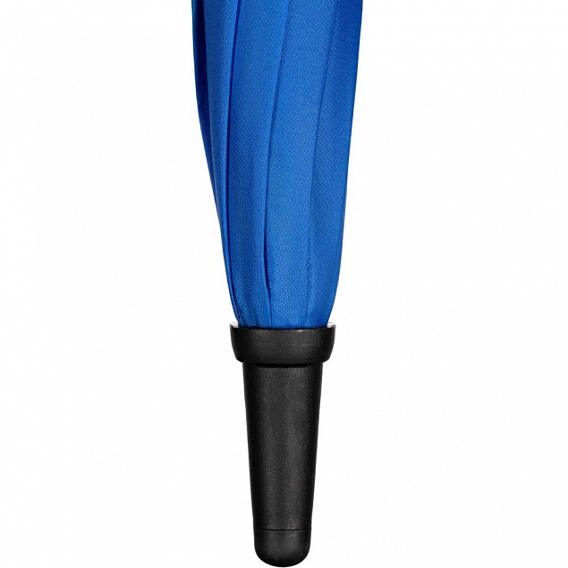Зонт-трость Undercolor с цветными спицами, голубой с логотипом в Самаре заказать по выгодной цене в кибермаркете AvroraStore