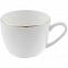 Кофейная пара Mansion Select, белая с золотистой отводкой с логотипом в Самаре заказать по выгодной цене в кибермаркете AvroraStore