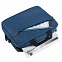 Сумка для ноутбука Burst, синяя с логотипом в Самаре заказать по выгодной цене в кибермаркете AvroraStore