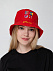 Панама Bizbolka Challenge, красная с логотипом в Самаре заказать по выгодной цене в кибермаркете AvroraStore