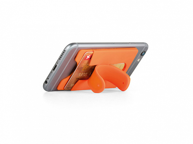 Визитница и крепление для смартфонов «CARVER» с логотипом в Самаре заказать по выгодной цене в кибермаркете AvroraStore