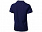 Рубашка поло Backhand мужская, темно-синий/белый с логотипом в Самаре заказать по выгодной цене в кибермаркете AvroraStore
