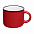 Кружка Dacha, малая, красная с логотипом в Самаре заказать по выгодной цене в кибермаркете AvroraStore