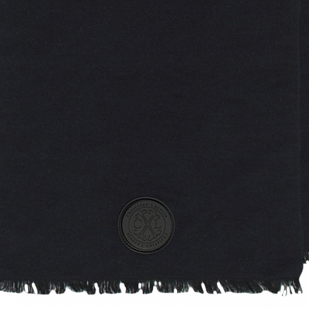 Шарф Element, темно-синий с логотипом в Самаре заказать по выгодной цене в кибермаркете AvroraStore