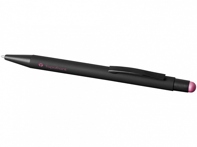 Ручка-стилус металлическая шариковая «Dax» soft-touch с логотипом в Самаре заказать по выгодной цене в кибермаркете AvroraStore