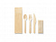 Набор деревянных столовых приборов «SUYA» с логотипом в Самаре заказать по выгодной цене в кибермаркете AvroraStore