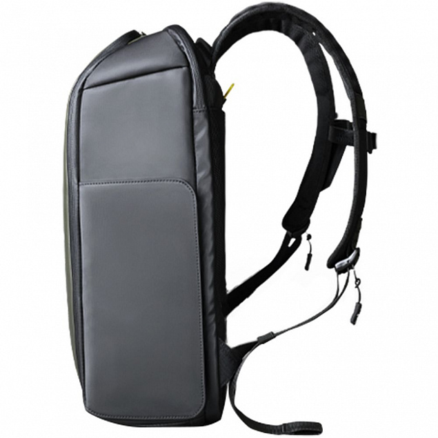 Рюкзак FlipPack, черный с зеленым с логотипом в Самаре заказать по выгодной цене в кибермаркете AvroraStore