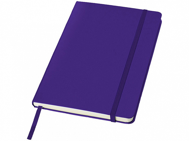 Блокнот классический офисный Juan А5, пурпурный с логотипом в Самаре заказать по выгодной цене в кибермаркете AvroraStore