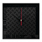 Часы настенные стеклянные Hard Work Black с логотипом в Самаре заказать по выгодной цене в кибермаркете AvroraStore
