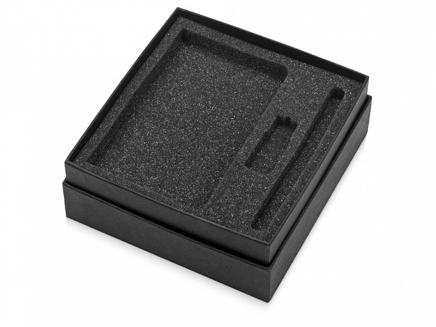 Коробка подарочная Smooth M для ручки, флешки и блокнота А6 с логотипом в Самаре заказать по выгодной цене в кибермаркете AvroraStore