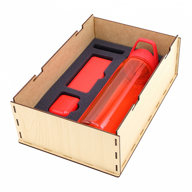 Подарочный набор Спорт, (красный) с логотипом в Самаре заказать по выгодной цене в кибермаркете AvroraStore