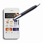 Ручка-стилус Touch 2 в 1, черный с логотипом в Самаре заказать по выгодной цене в кибермаркете AvroraStore