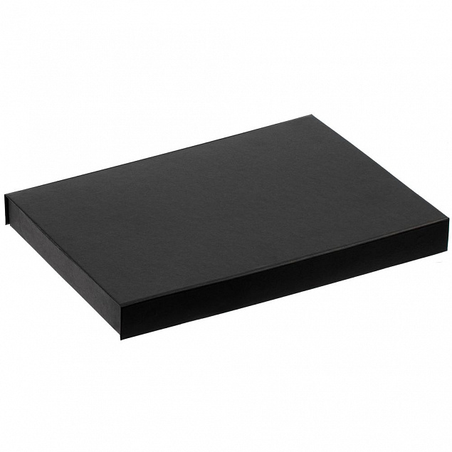 Коробка Roomy с ложементом для плакетки, черная с логотипом в Самаре заказать по выгодной цене в кибермаркете AvroraStore