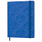 Бизнес-блокнот Tabby Biggy, гибкая обложка, в клетку, синий с логотипом в Самаре заказать по выгодной цене в кибермаркете AvroraStore