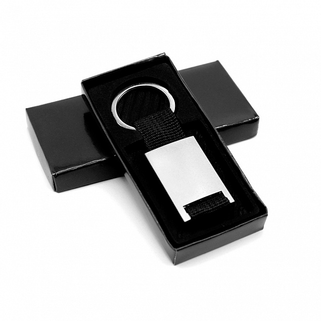 Брелок TYPPO в подарочной упаковке - Черный AA с логотипом в Самаре заказать по выгодной цене в кибермаркете AvroraStore