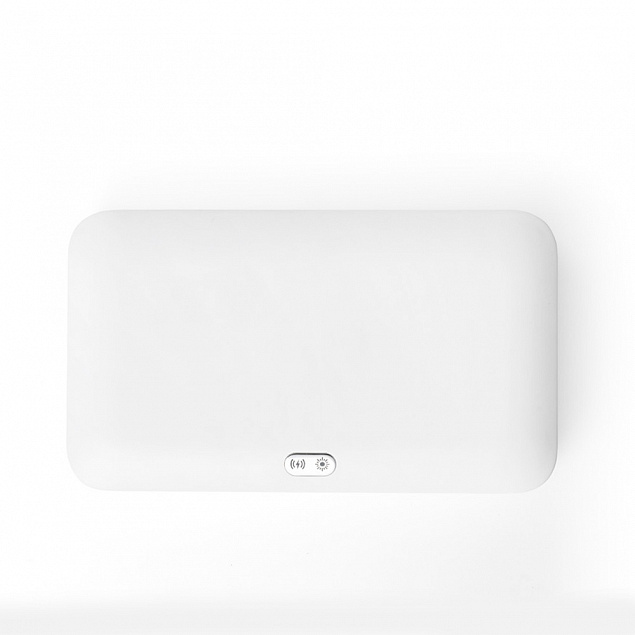 УФ-стерилизатор с беспроводной зарядкой BACTOUT, белый с логотипом в Самаре заказать по выгодной цене в кибермаркете AvroraStore