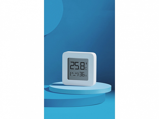 Датчик температуры и влажности «Mi Temperature and Humidity Monitor 2» с логотипом в Самаре заказать по выгодной цене в кибермаркете AvroraStore